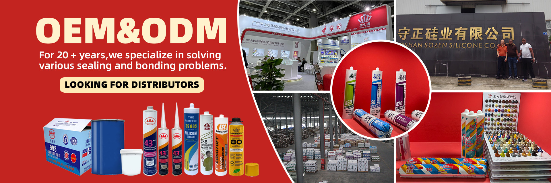 kualitas Sealant silikon asam pabrik