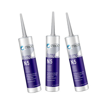 Harga yang bagus Black Glass Neutral Cure Silicone Sealant Low Modulus Flame Retardant on line