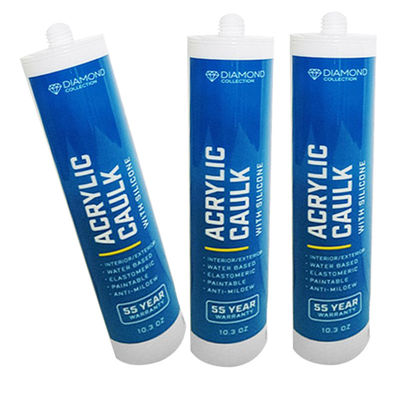 Harga yang bagus 300ml Warna Campuran Silicone Acrylic Sealant Jenis Bangunan Waterproof on line