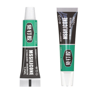 Harga yang bagus MS Transparan Omnipotent kuku bebas lem dinding ubin Pintu jendela Dedicated on line