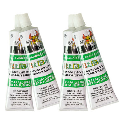 Harga yang bagus Transmisi Peralatan Elektronik Waterproof 85g Transparan RTV Silicone Sealant on line