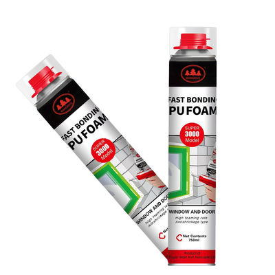 Harga yang bagus 1.2 G/cm3 Polyurethane Foam Sealant untuk Dispensing Terkontrol dan Temperature Kamar Pengeringan di Hard-to-Achieve Area 1x15 Box on line
