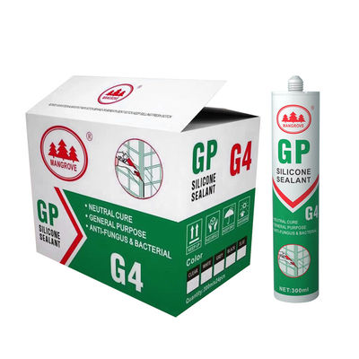 Cepat mengeras Asam Silicone Sealant Komponen Tunggal Anti Jamur