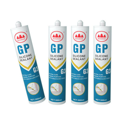 Harga yang bagus Tahan Cuaca Silikon Asam Bening Sealant Lem Kaca Jendela Pintu on line