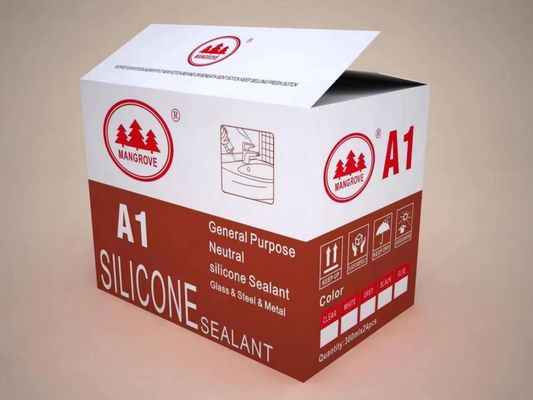 OEM White Acidic Silicone Sealant Adhesive untuk Dapur Kamar Mandi