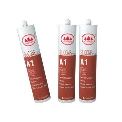 Silikon Sealant Asam Kapasitas 590ml untuk Proyek Bangunan dengan Kemampuan Tidak Mudah Terbakar dan Kemerosotan ≤1mm