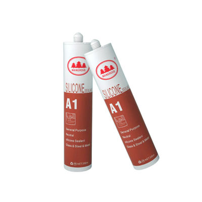 Harga yang bagus Tahan Cuaca Asam Asam Asam Silikon Sealant Hitam Instalasi Kaca Konstruksi on line