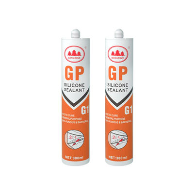 Perisai dinding tirai asam transparan Silicone Sealant Struktural Segera Pengeringan Kaca Sealant