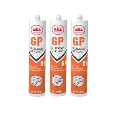 Asam Asetik Putih Silicone Sealant Frame Dekoratif Perekat Struktural
