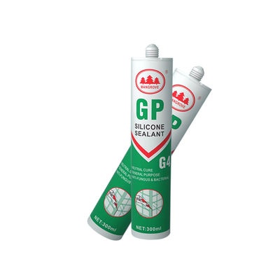 Bau rendah Asetik Transparan RTV Silicone Adhesive Waterproof Glass Sealant