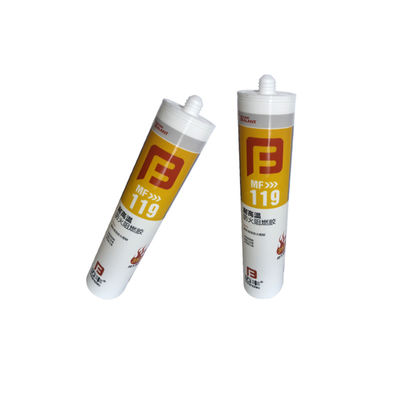 Neutral Cure Black Fireproof Silicone Sealant Konstruksi Gedung Transportasi