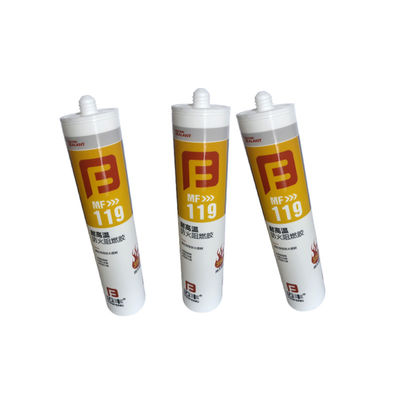 Silikon Fireproof Sealant Transparan Pribadi 300ml OEM