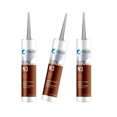 300ml kartrid Neutral Silicone Sealant Untuk Kaca Beton Kayu Baja Aluminium