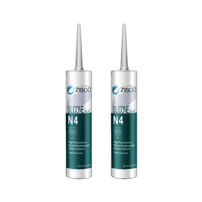 Jelas Netral 100% silikon Sealant Waterproof Untuk Metal Kaca Caulk