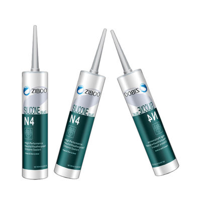 300ml Paste Transparan Neutral Silicone Adhesive Waterproof untuk Curtain Wall