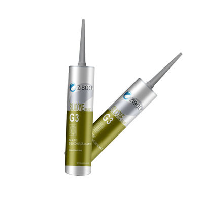 Perekat Silikon Asam 300ml Tahan Air Lem Kaca Aluminium Wastafel