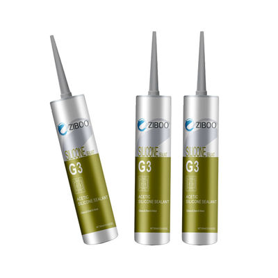 Harga yang bagus Clear Acetic Cure Silicone Sealant 300ml Kaca Aluminium Dapur Kamar Mandi on line