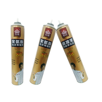 OEM Gap Filler Polyurethane Foam Sealant 750ML Untuk Isolasi Konstruksi