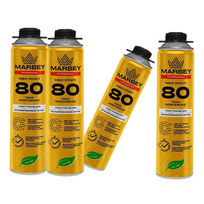 Waterproof Closed Cell Expandable Gap Filling Spray Polyurethane Pengeringan Cepat