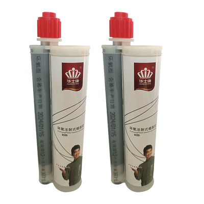 Rebar Planting Anchor Adhesive Kimia 360ml 5:1 Abu-abu Merah Warna komposit