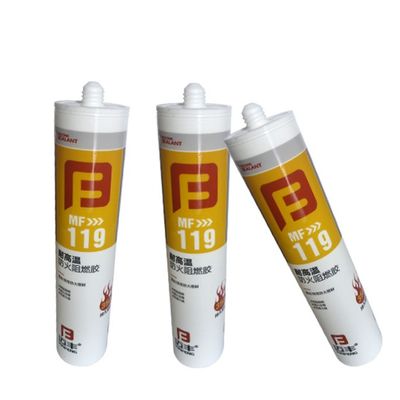 Glass Gap Fireproof Sealant Elastis Neutral Curing Tahan Cuaca