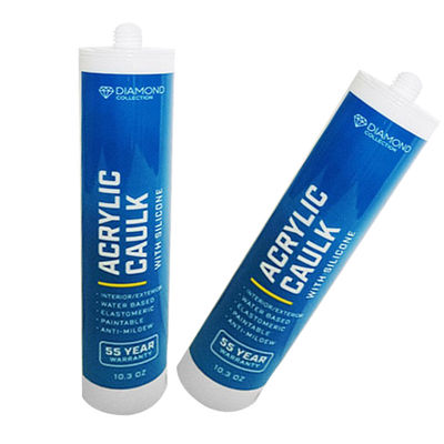 Fast Cure Clear Waterproof Acrylic Sealant untuk Dekorasi Rumah Kaca Jendela
