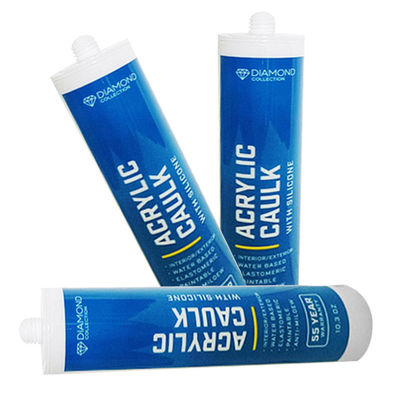 Harga yang bagus Heavy Bonding Fast Curing Silicone Acrylic Sealant Dekorasi Pasta Putih on line