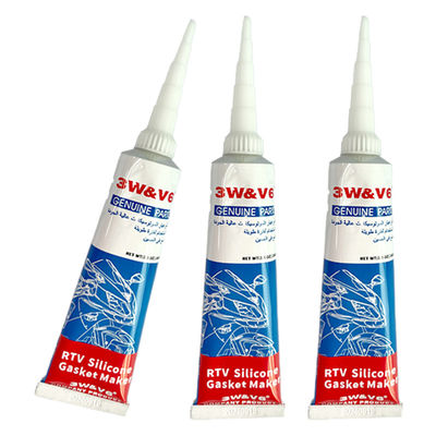 Cepat kering Rtv Silicone Gasket Maker Abu-abu Silicone Adhesive Sealant Waterproof
