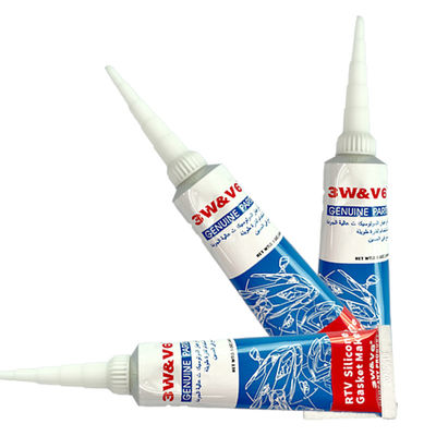 Hitam abu-abu RTV silikon sealant tahan minyak tahan air cepat kering untuk otomotif