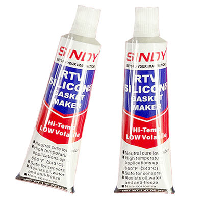 Paste Form Adhesive Elektronik Sealant Silikon Ketahanan panas yang sangat baik