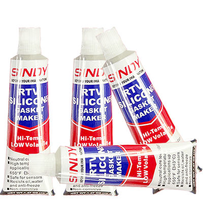 Harga yang bagus RTV Silikon Gasket bebas Sealant Mesin Sealing Sealant Transperant Grey 85 Gram on line