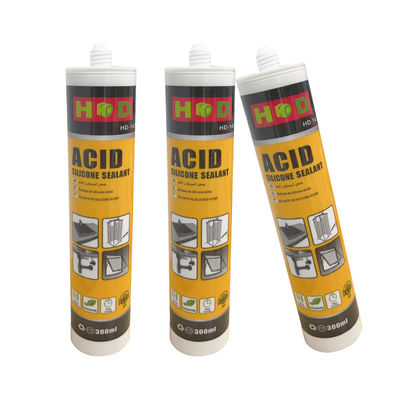 Harga yang bagus Penyembuhan Tahan Air Cepat Asam Kulit OEM Sealant Dinding Silikon 300 ml Kartrid on line
