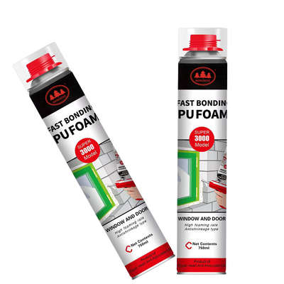 Harga yang bagus 15min Curing Time Polyurethane Foam Sealant in White for Non-toxic Sealing Needs on line