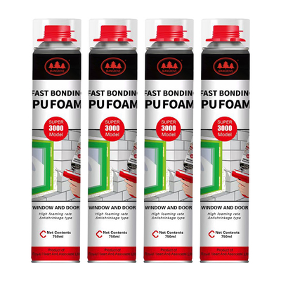 Harga yang bagus Density 0.5-1.0 G/cm3 Polyurethane Foam Sealant for Paintable Surfaces in 1x15 Box on line