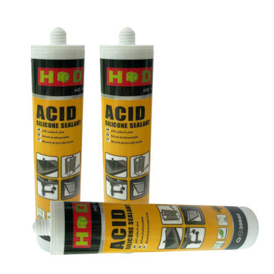 Harga yang bagus Waterproof Clear Acid Cure Satu Komponen Silicone Sealant Untuk Jendela on line