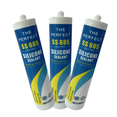 Harga yang bagus Sealant Kaca Tahan Jamur Tahan Air Netral OEM Hitam on line