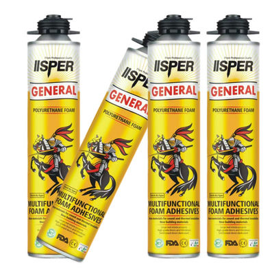 750ml tahan api Beige Putih Polyurethane Foam Filler Pintu Penutup Jendela