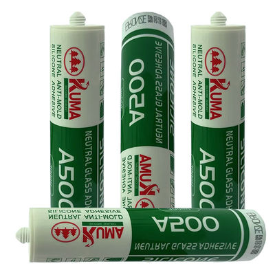 Pabrik Oem Di Foshan Sealant Silikon Netral Hitam dan Putih Kaca Matahari dan Lem Silikon Atap