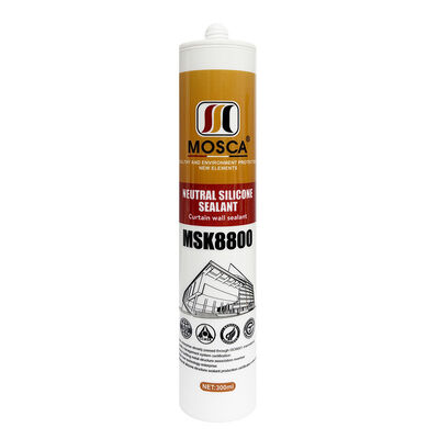 OEM Sampel Gratis Putih Neutral Cure Silicone Sealant Perekat Pintu Jendela