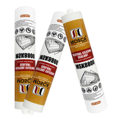 Hitam 300ml Neutral Struktural Silicone Sealant Bangunan Jendela Pintu