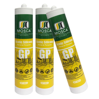 Harga yang bagus Perekat Silikon Netral Tahan Air Warna Putih 300ml untuk Dekorasi Rumah Dapur on line