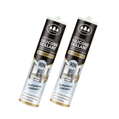 Struktural Glazing Silicone Sealant Atap matahari dan pipa air Asam Non-toksik Kaca Silicone Sealant