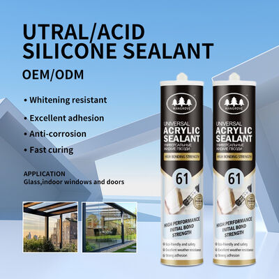 Harga yang bagus Sampel Gratis Tidak Bau Tahan Limbah Kamar Mandi Dan Kolam Air Neutral Silicone Sealant Adhesive on line